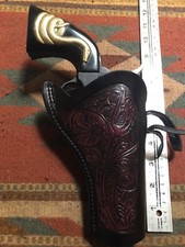Cowboy Leather Holster FIT Colt SAA Short Barrel 3.5" Ruger Vaquero 3.75" Floral