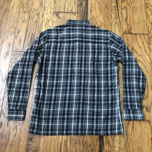 Kuhl Men's Medium M Dillinger Flannel Shirt Tencel Cotton Blend Gray White Plaid - Picture 12 of 12