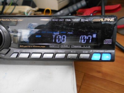 Alpine CDA-7892J Car stereo CD player 1DIN Receiver JDM Tested