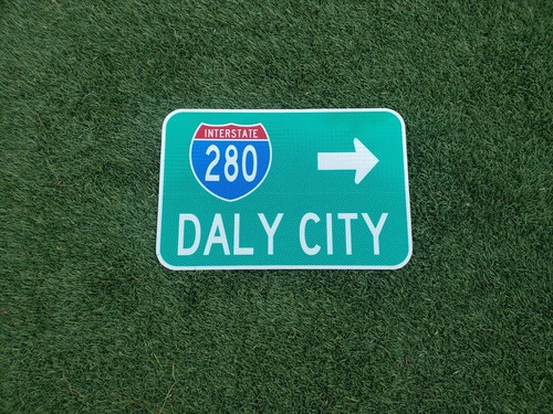 Señal de ruta DALY CITY, California 18""x12", San Francisco, Área de la Bahía - Imagen 9 de 12