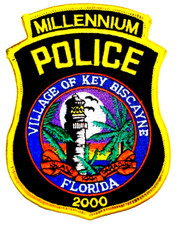 KEY BISCAYNE &ndash; MILLENIUM POLICE - FLORIDA FL Sheriff Police Patch LIGHTHOUSE
