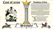 Celet-Kllatt COAT OF ARMS HERALDRY BLAZONRY PRINT