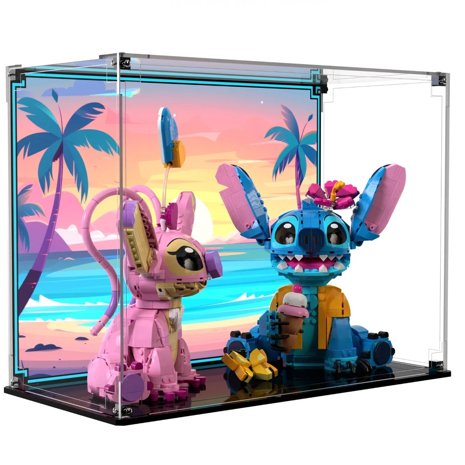 BRICK IN IT Vitrine für LEGO® Disney Stitch & Angel 43249 / 43257