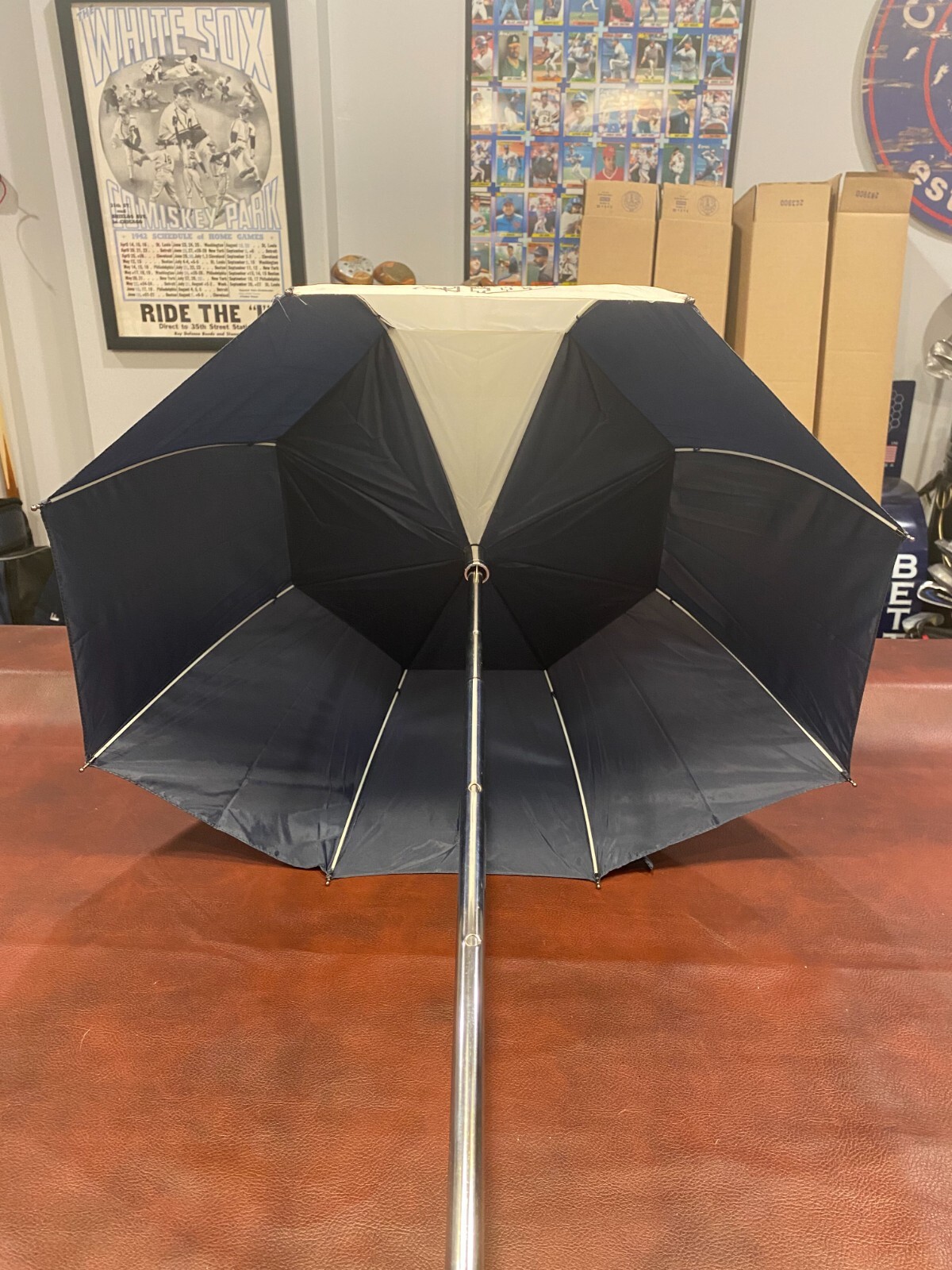 Drizzle Stick Golf Bag Umbrella Navy Blue eBay