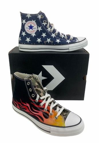 converse flame high tops