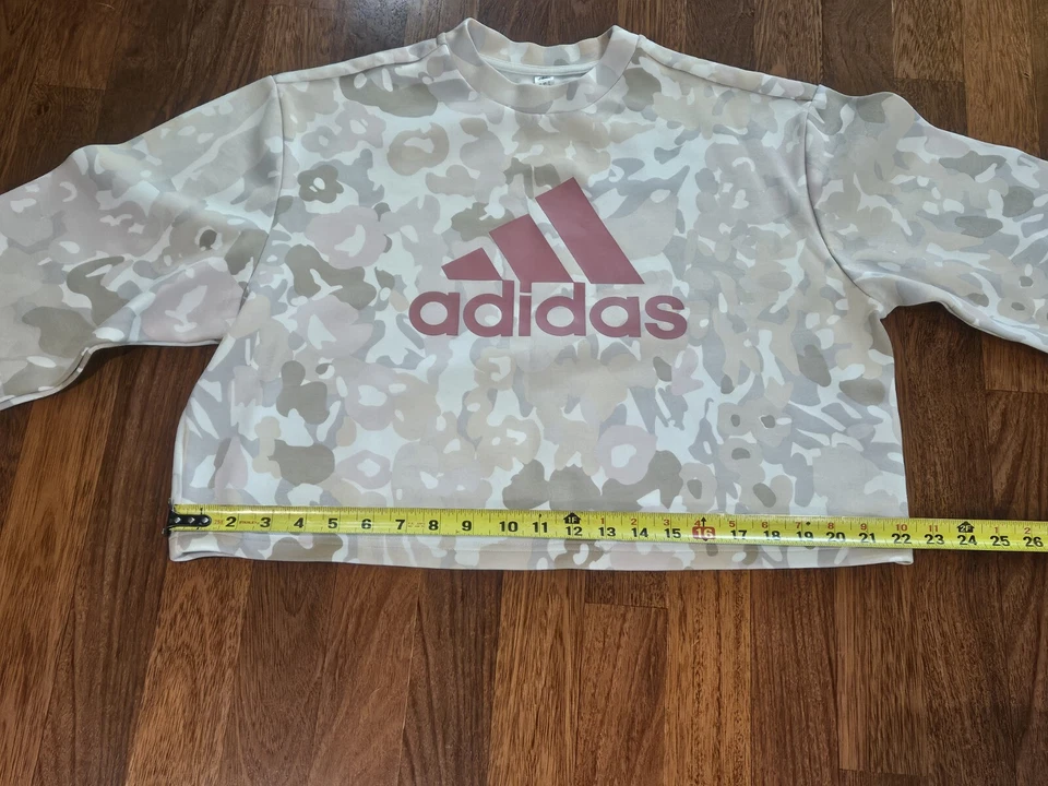 Sudadera Adidas Mujer Gráfica Pastel Camuflada Talla Grande Excelente Estado Foto 3 de 4