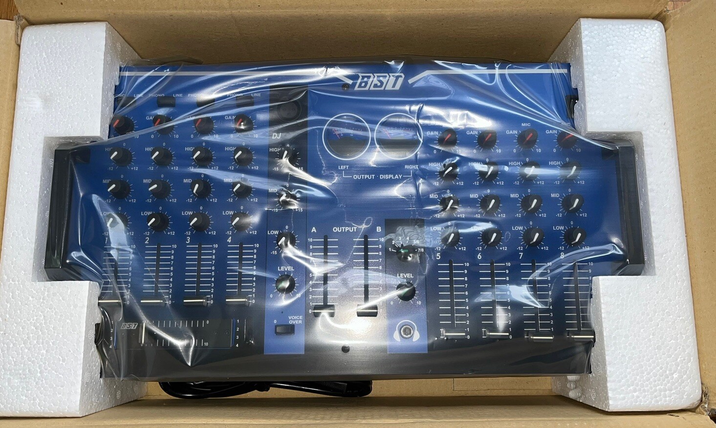 Table de mixage DJ BST ACTIV 206 LTd vintage et neuve en boite