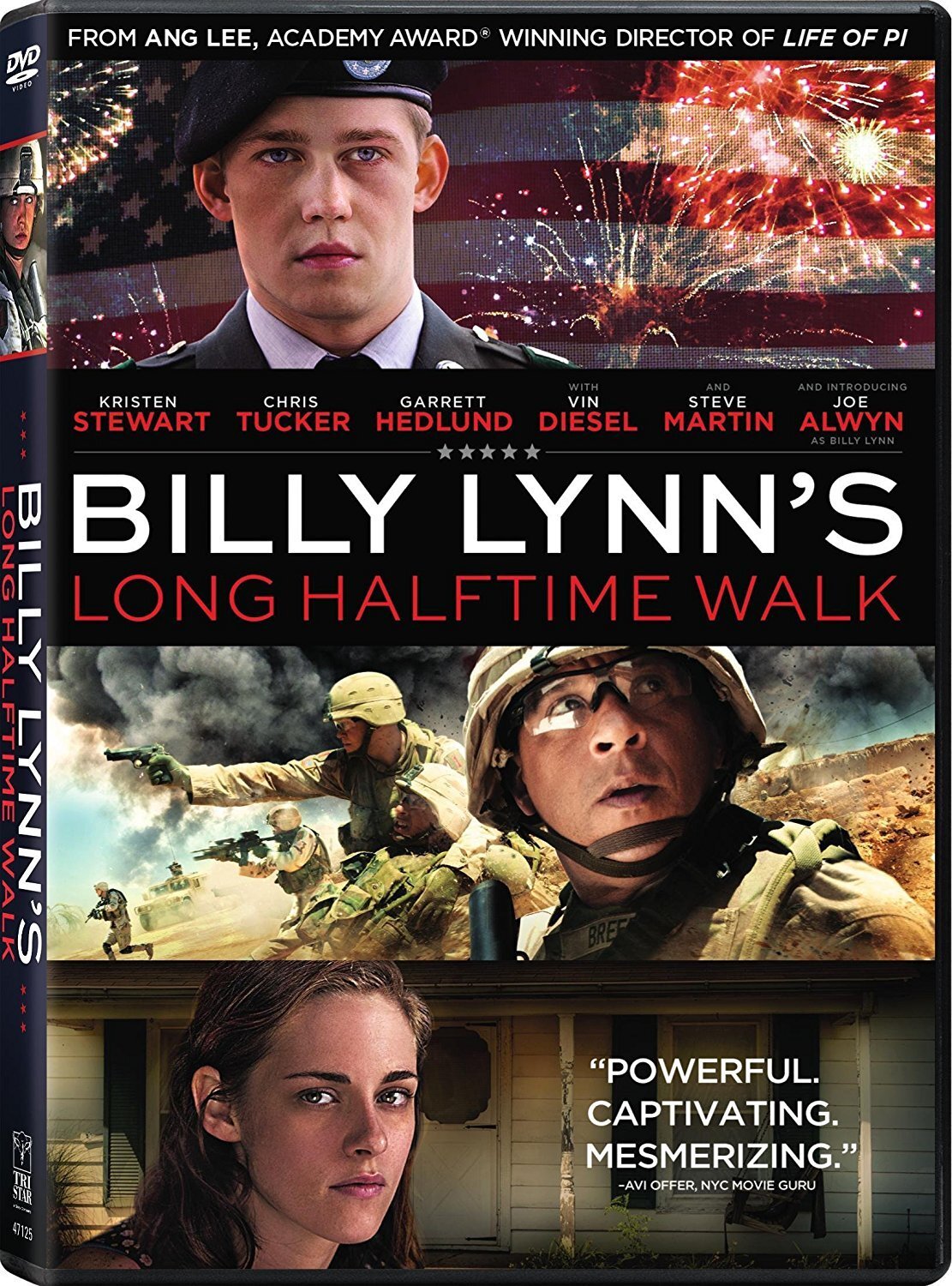 Billy Lynn's Long Halftime Walk (DVD) Joe Alwyn Kristen Stewart Chris Tucker