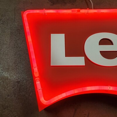 リーバイス　ネオン Levi's 70s STORE DISPLAY UNDERWRITERS LABORATORIES INC NEON