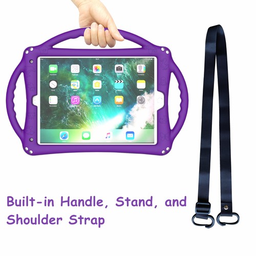 Silicone Case For iPad 9.7" Pro 2016/2017/2018/ Air 1/2 - Built-in Handle Stand - Picture 27 of 36