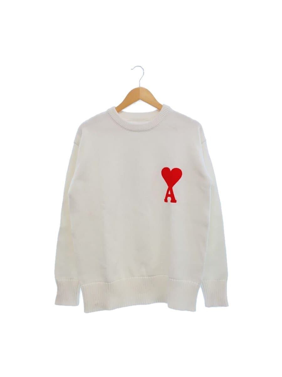 AMI Alexandre Mattiussi knit sweater DE COEUR (thick L AMI Alexandre Mattiussi knit sweater DE COEUR (thick L