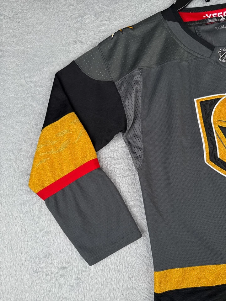 Хоккейная футболка Las Vegas Golden Knights молодежная большая размер XL серая Adidas Climalite - Изображение 3 из 4
