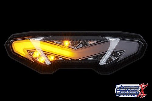SMOKE LED INTERGRATED TURN SIGNALS TAIL BRAKE LIGHT FOR 2015 YAMAHA MT-09 FZ-09 - Bild 4 von 9