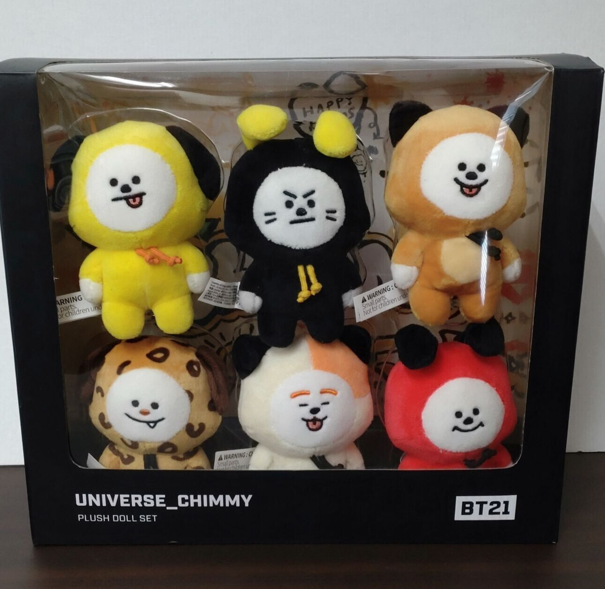 BTS BT21 Chimmy UNIVERSE PLUSH DOLL SET Linefriends Official | eBay