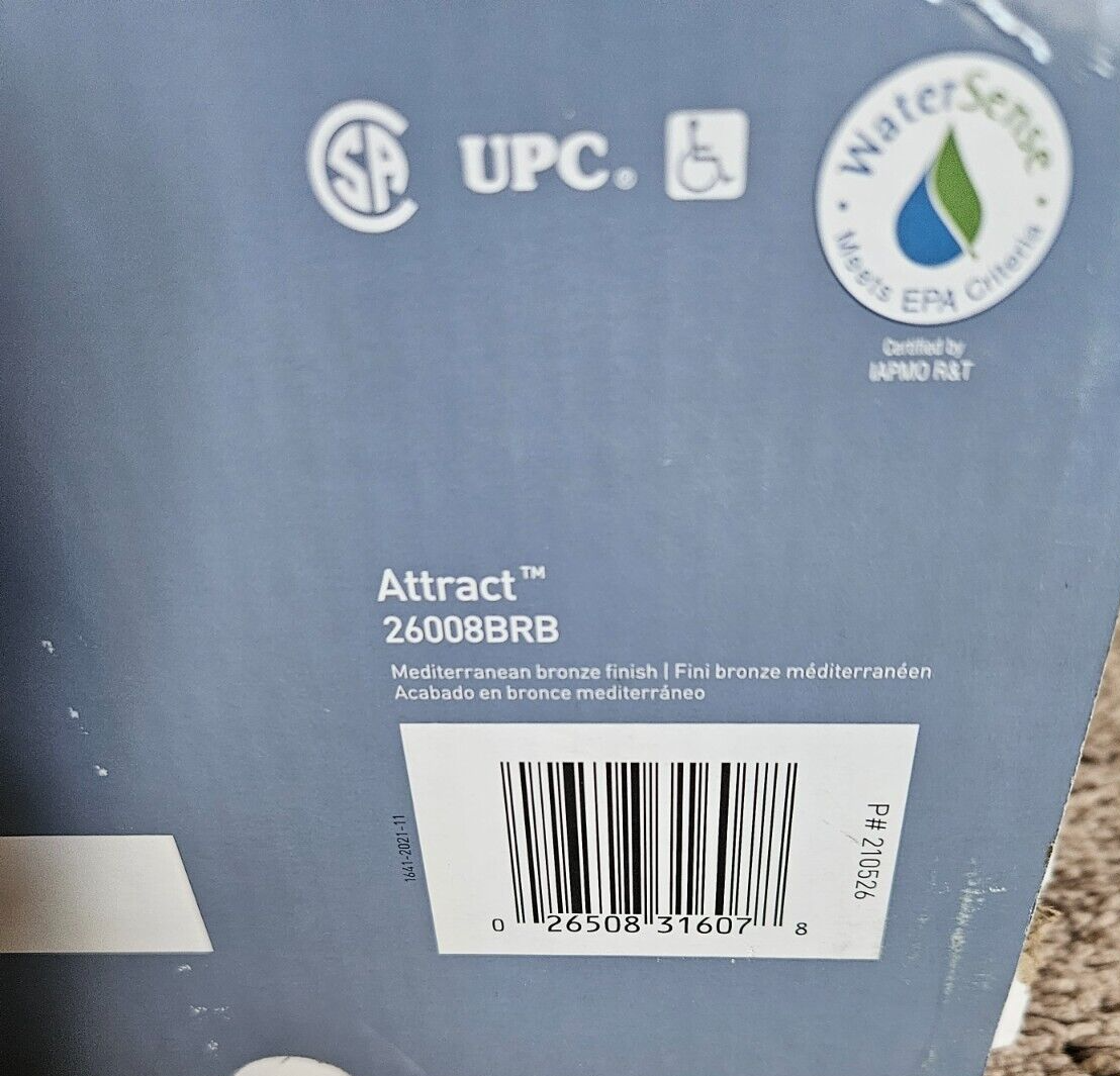 Moen 26008BRB Attract 6Spray Pattern Dual Shower Head System