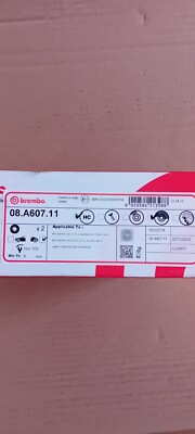 2 x BREMBO 08.A607.11 Bremsscheibe für MITSUBISHI,SMART