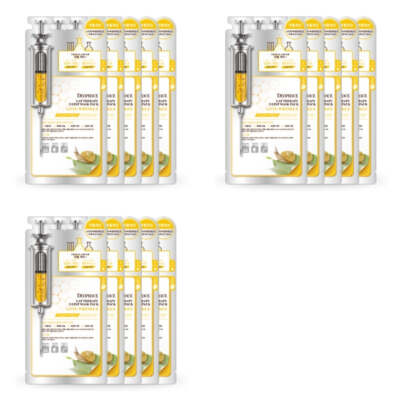 Deoproce Lab Therapy 2 Step Mask Pack Snail Anti Wrinkle 25ml*15ea - FREE SHIP
