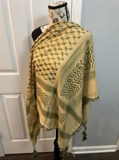 New Jordanian Palestinian Arafat Shawl Slight Traditional Shemagh Keffiyeh