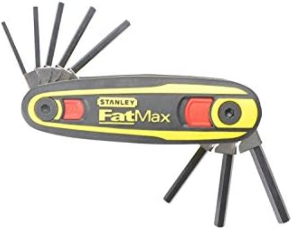 Stanley FatMax. Set 8 chiavi a brugola, regolabile a 3 posizioni.