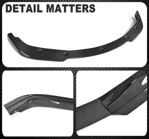 For LEXUS IS250 IS300 Sedan 11-12 REAL Carbon Front Bumper Lip Spoiler Splitter  - Picture 12 of 12