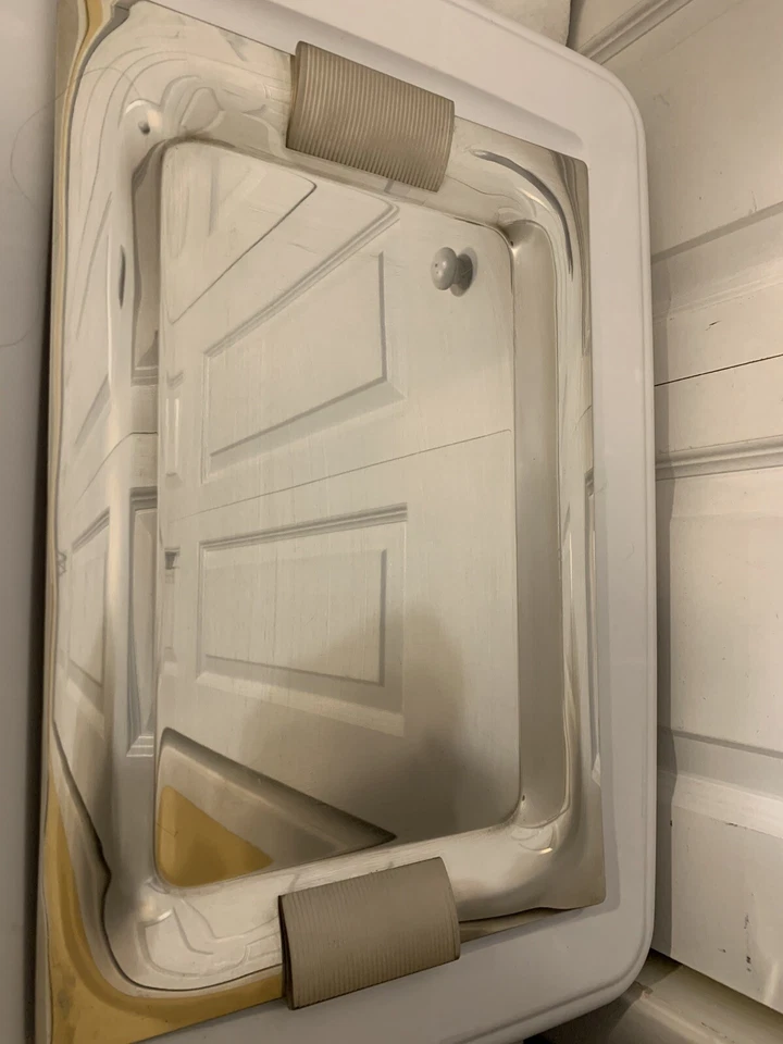 Mid Century Italian Lauffer Collection por Towle bandeja de aço inoxidável 18/10 17” X 12” - Imagem 3 de 4