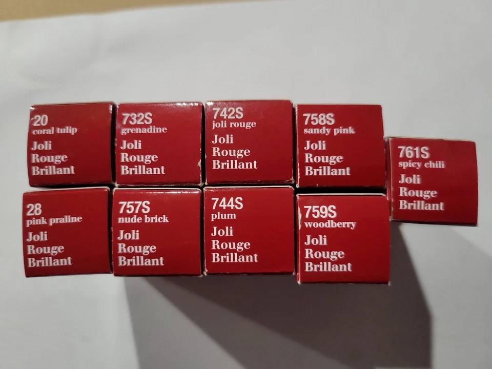 Clarins Joli Rouge Brillante Hidratante Brillo Perfecto Transparente 0.12Oz ELIGE COLOR Foto 2 de 4