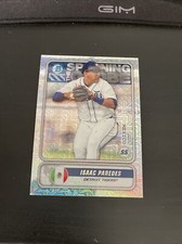 Baseball Card 2020 Bowman Chrome Spanning the Globe Isaac Parades Mojo Refractor