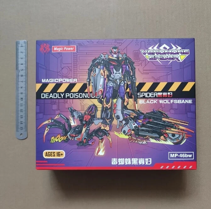 Robot Deformable Blackwidow MagicPower 46BW Triple Cambiador Acciones Figura Juguetes Foto 4 de 4