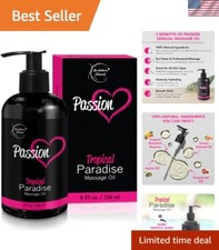 Passion Sensual Massage Oil  Deep Tissue Relaxation  Perfect Glide  Moisture