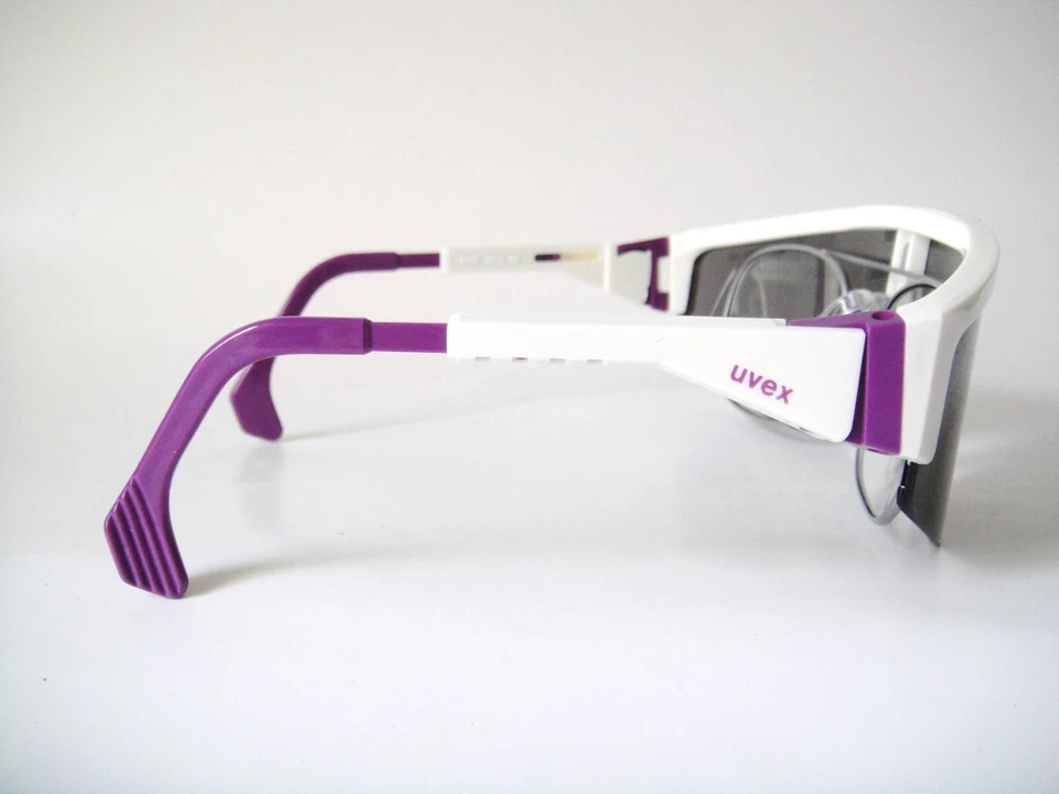 Gafas de sol UVEX by Alpina RX Inserto Hecho en Alemania Escudo Blanco Macho Hombres Bicicleta Foto 3 de 4