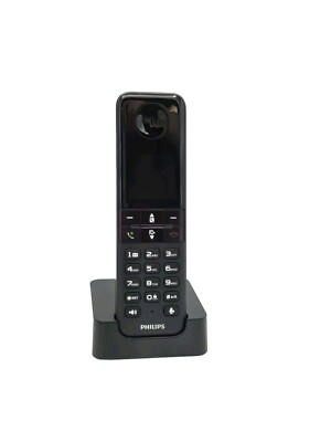 Philips D470 Schwarz Schnurlos Telefon Schwarz Festnetztelefon Lautsprecher