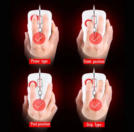 Gaming Mouse, G402 Wired Mouse Programmable RGB LED Backlight 7 Buttons 4000DPI - Image 2 of 4