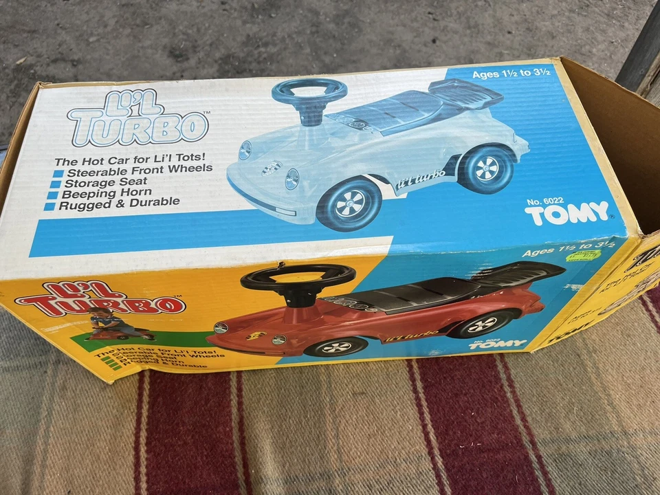Lil’ Turbo de Tomy. Caja abierta. 1985. No. 6022 Foto 4 de 4