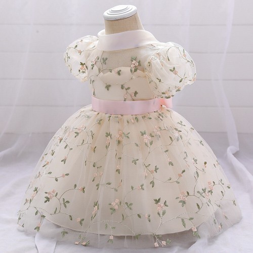 Toddler Girls Baby Dress Floral Princess Party Wedding Tulle Tutu Dress Pageant - Picture 27 of 27