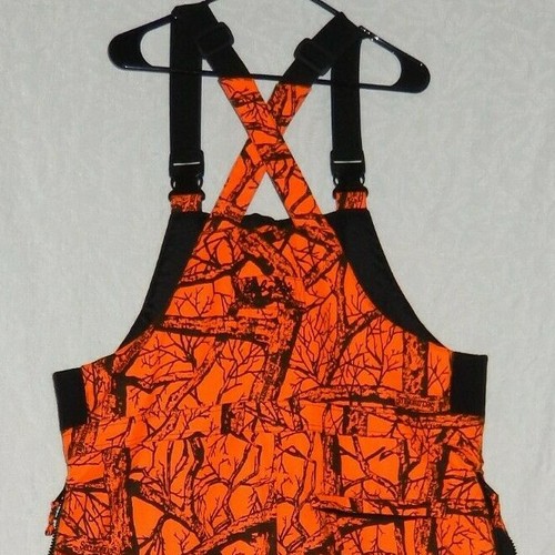 Cabela's Outdoor Gear Seclusion Blaze Insulated Bib Overalls Size XL 46" x 30" - Picture 8 of 12