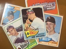 1965 Topps Baseball Singles - Numbers 1-370 - Pick Your Card - Complete Your Set