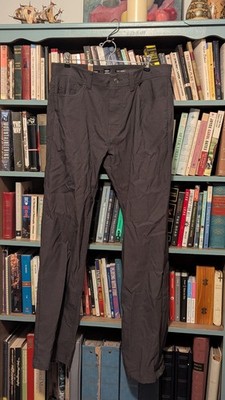 --NEW-- Prana Men's Brion Pant II - 35x34 - Dark Iron 1969771