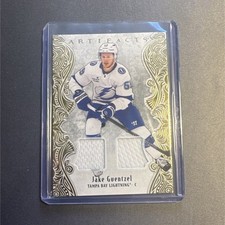 Upper Deck Artifacts 2025-26 Jake Guentzel Lightning Gold Material #65 /299 MEM