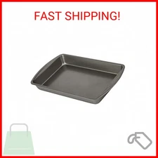 GoodCook 11" x 7" Nonstick Steel Cake Baking Pan, Multipurpose Nonstick Baking P