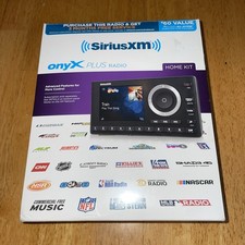 SiriusXM Onyx Plus SXPL1H1 Dock  Play Satellite Radio Home Kit Receiver Black