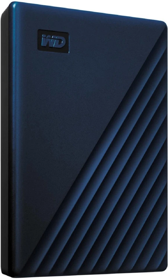 Western Digital My Passport for Mac (WDBA2) 2TB, externe HDD-Festplatte, blau - Bild 2 von 3