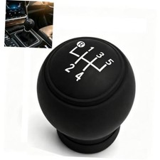 5-Speed Gear Shift Knob Cover, Silicone Manual Shifter Protector 5-Speed Left