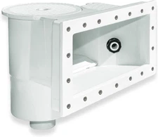 HYDROTOOLS Standard Thru-Wall Above Ground Pool Skimmer Kit With WATER LEVELING 