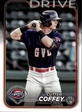 2024 Topps Pro Debut Cutter Coffey #PD-113 Greenville Drive 18P