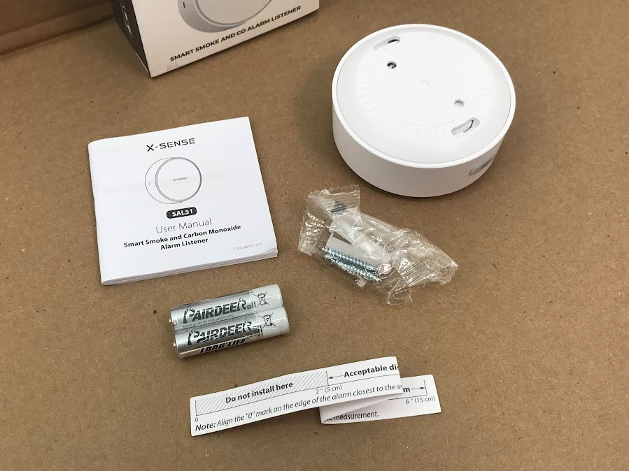 X-Sense Wi-Fi Listener for Smoke & Carbon Monoxide Detectors SBS50 Base Station