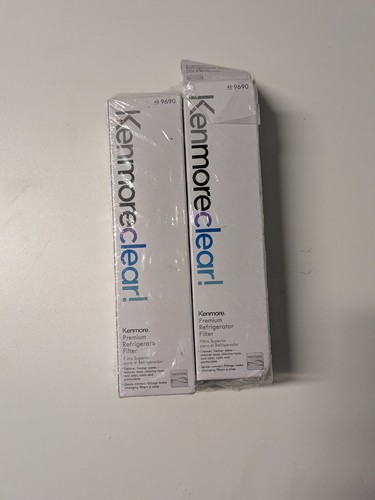 Lot 2 Kenmore Clear 469690 Premium Refrigerator Water Filters Open Box - Picture 2 of 5