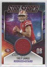 2021 Panini Rookies & Stars Star Search Relics Trey Lance #SS-TRL 6f5
