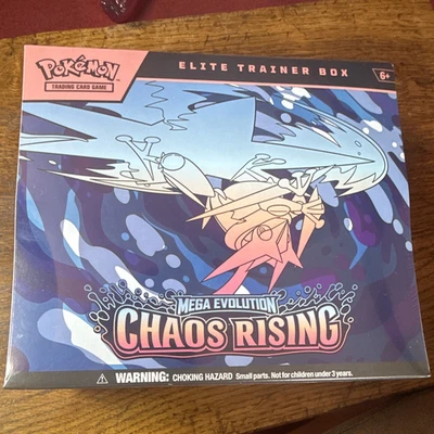 Pokémon TCG Mega Evolution: Chaos Rising Elite Trainer Box 40 Cards 2024 EN - Image 1 of 4
