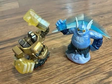 Lot Of 2 Skylanders Trap Team Figures Gusto Jawbreaker Activision 2014