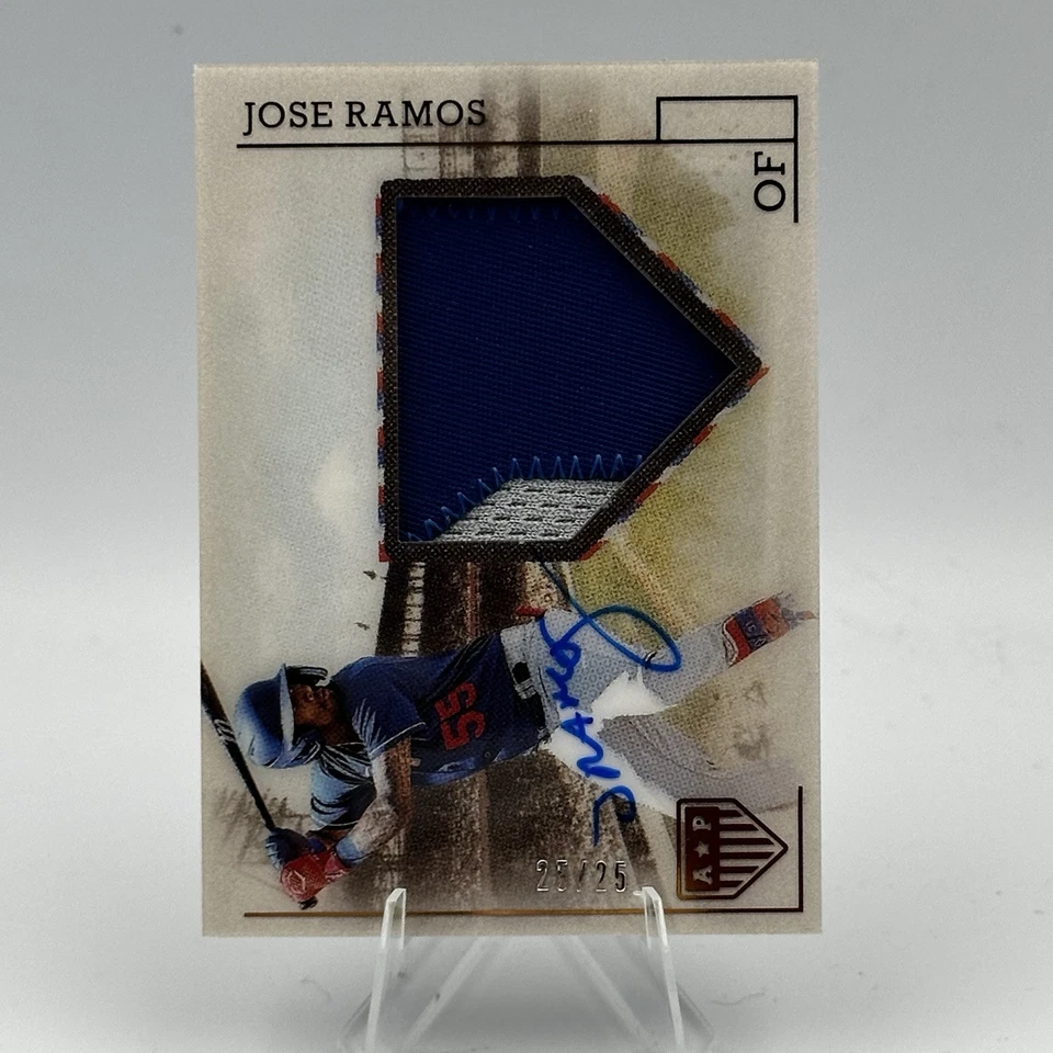 Jose Ramos 2023 Panini America’s Pastime Auto Patch 25/25 Dodgers Rookie Card - Image 3 of 4